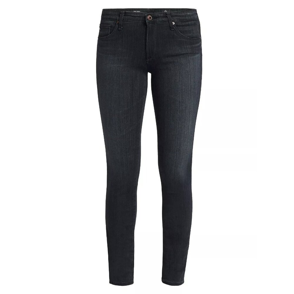 241. Adriano Goldschmied The Prima Mid Rise Cigarette Jeans Black 26